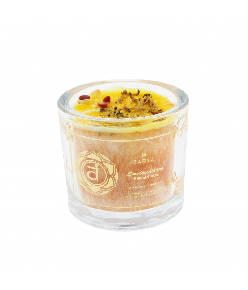 Swadhishthana - Sakralchakra Duftkerze Chakra Light Collection
