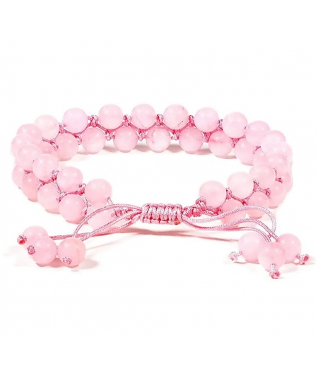 Rosenquarz Armband