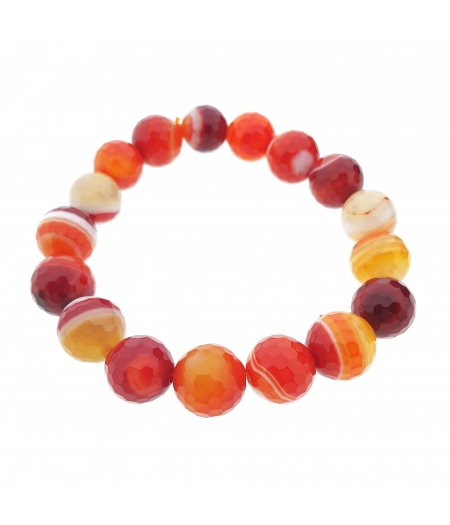 Karneol Armband - Facettiert