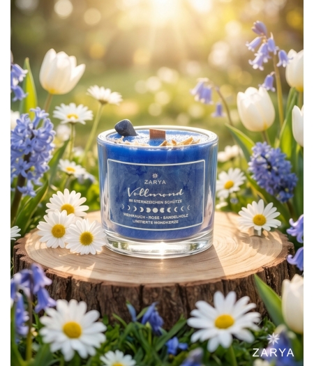 Blauer Mond - Mondkerze Mai...