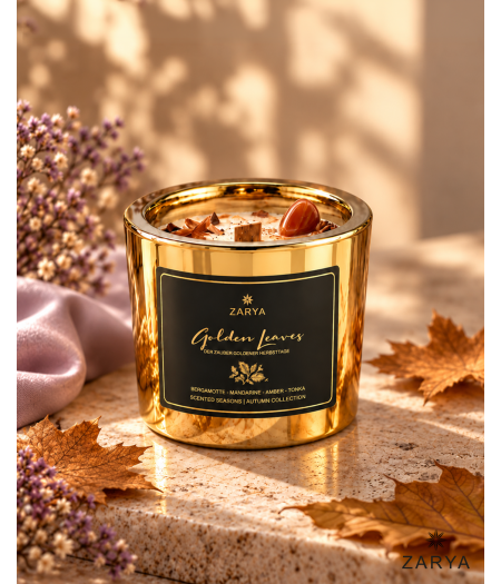 Golden Leaves - Duftkerze